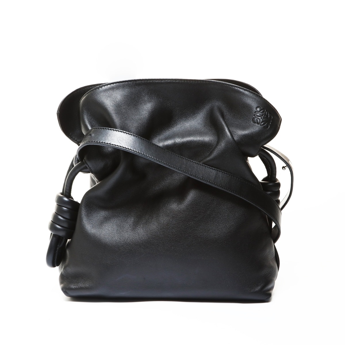 ロエベ LOEWE アナグラム フラメンコノット ショルダーバッグ【中古】