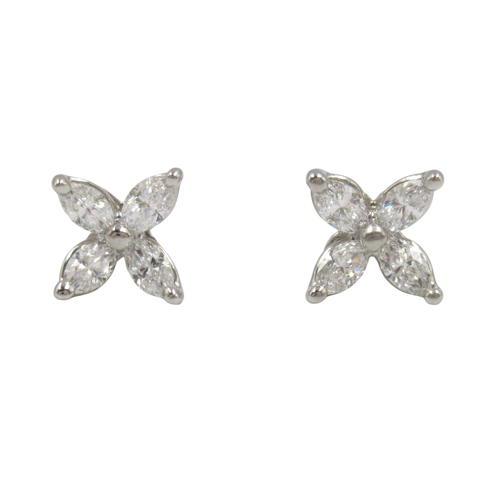 ティファニー TIFFANY&CO ビクトリア ミニ ダイヤ ピアス ピアス ジュエリー Pt950プラチナ ダイヤモンド レディース クリア系 60128811 【中古】