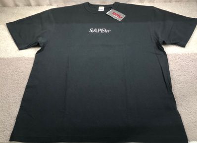 SAPEur Hounds Tooth Head S/S Tee "Black"