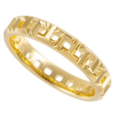 TIFFANY&Co. ティファニー ティファニーT トゥルー ナロー リング 指輪 10号 K18YG ゴールド【中古】