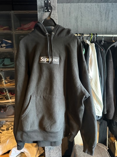 Supreme Box Logo Hooded Sweatshirt "Black" (23FW)