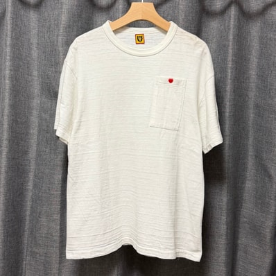 HUMAN MADE LONG POCKET T-SHIRT "White"