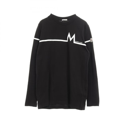 モンクレール MONCLER カットソー 衣料品 トップス コットン メンズ ブラック系 / ホワイト系 【中古】