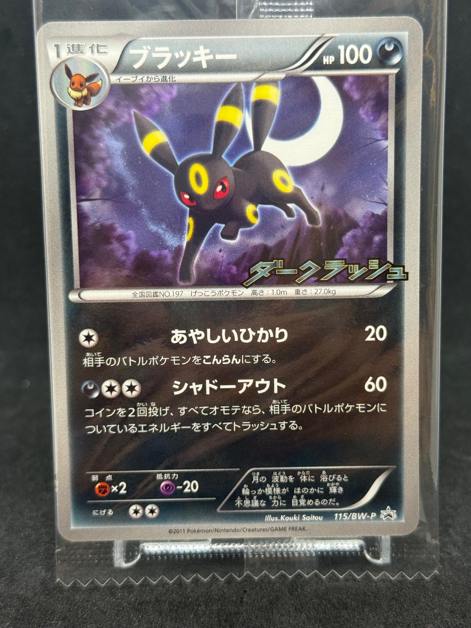 ブラッキー P [BW-P 115/BW-P](プロモーションカード「ダークラッシュ