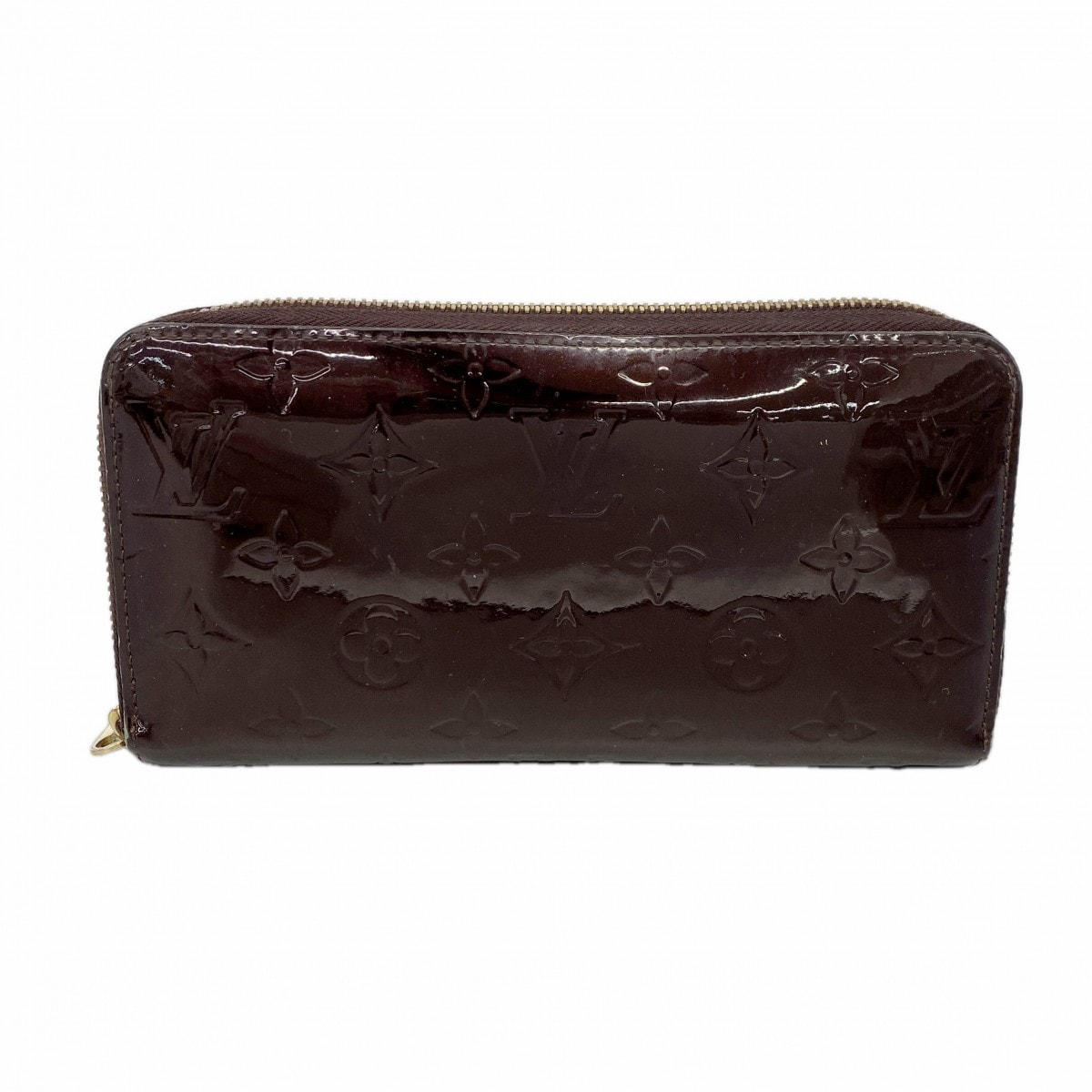 【6dc3353-k】ルイヴィトン 長財布 ヴェルニ ジッピーウォレット M93522 アマラント【中古】レディース