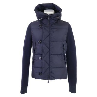 モンクレール GRENOBLE グルノーブル C209794010000 MAGLIONE TRICOT CARDIGAN ニット/ダウン切替 フーディジャケット M