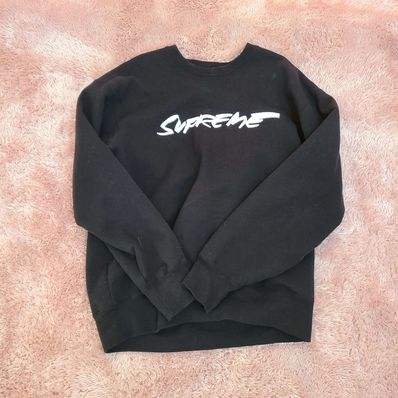 Supreme Futura Logo Crewneck "Black"