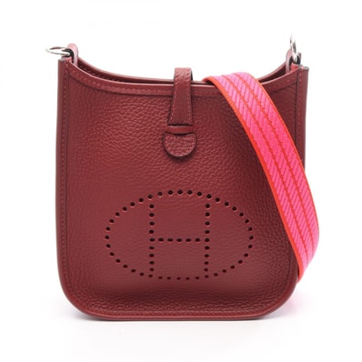 エルメス HERMES エヴリンTPM アマゾン ショルダーバッグ バッグ レザー トリヨンクレマンス トリヨンクレマンス ルージュアッシュ W刻印(2024年製造) レディース ボルドー系 085943CK 【中古】