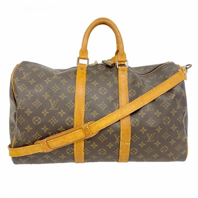 【6dc2874】ルイヴィトン ボストンバッグ モノグラム キーポルバンドリエール45 M41418 ブラウン【中古】メンズ レディース ユニセックス