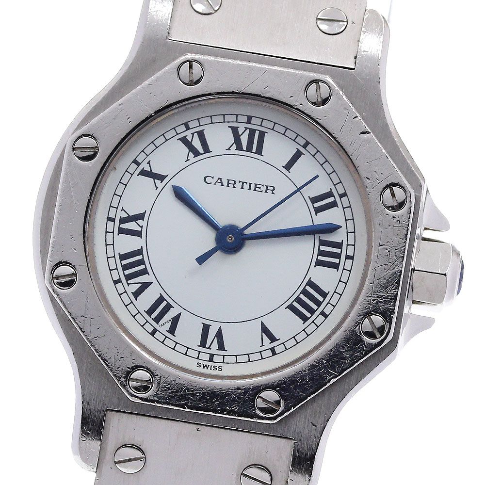 ★内箱付き カルティエ サントスオクタゴンSM   レディース 【中古】