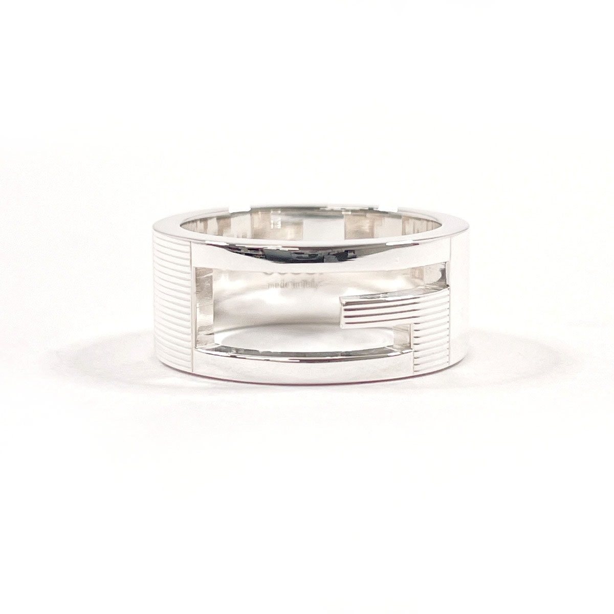 グッチ リング・指輪 ブランデッド カットアウトG シルバー