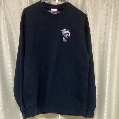 Nike x Stussy International Crewneck Sweatshirt (US Size) "Black" DC4198-010