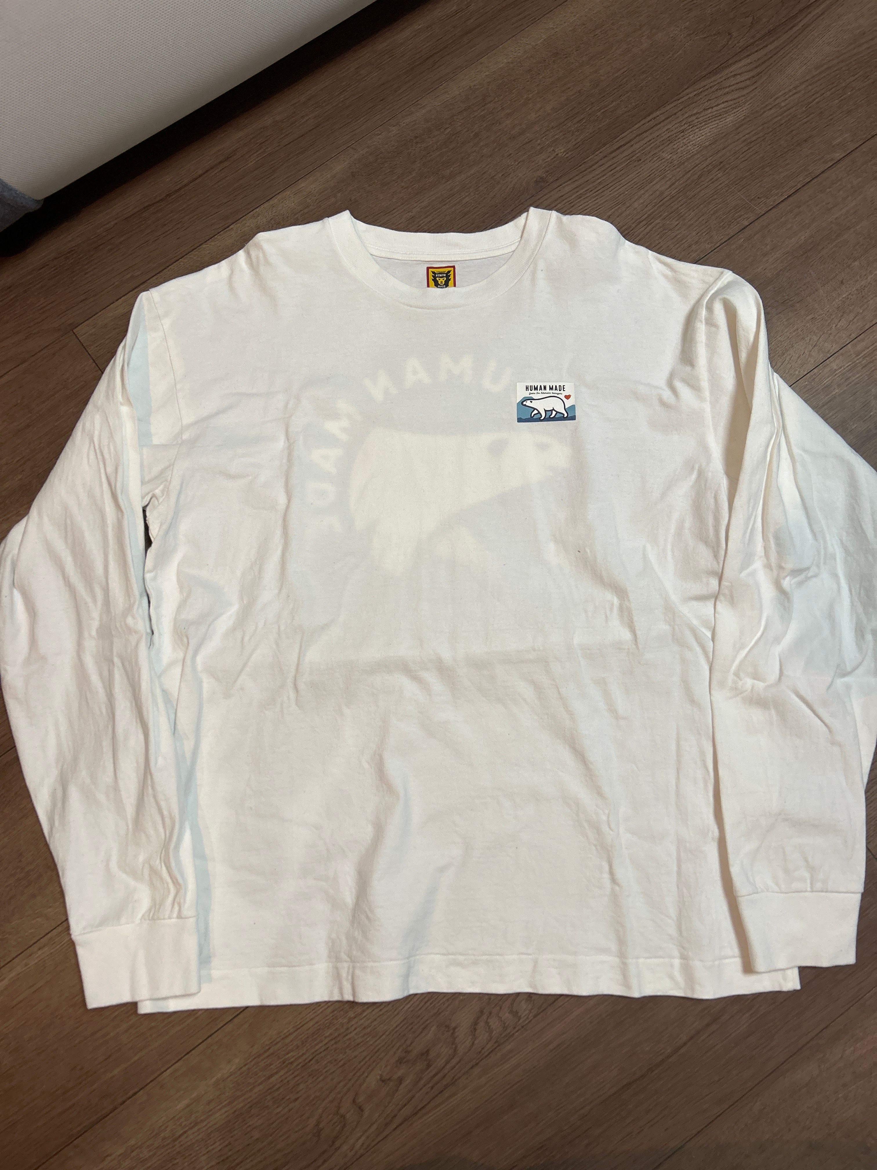 HUMAN MADE Graphic L/S T-Shirt "White"