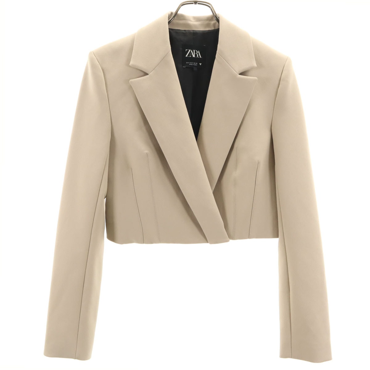ZARA ザラ ショート ジャケット S ベージュ