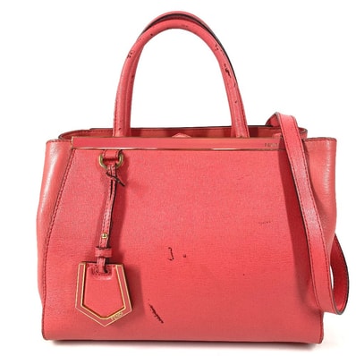 フェンディ FENDI プチ トゥージュール プチ ゥージュール 8BH253 2WAYバッグ カバン ショルダーバッグ 斜め掛け ハンドバッグ レザー ピンク