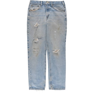 古着 カーハート Carhartt Traditional FIT テーパードデニムパンツ メンズw32相当/eaa595437