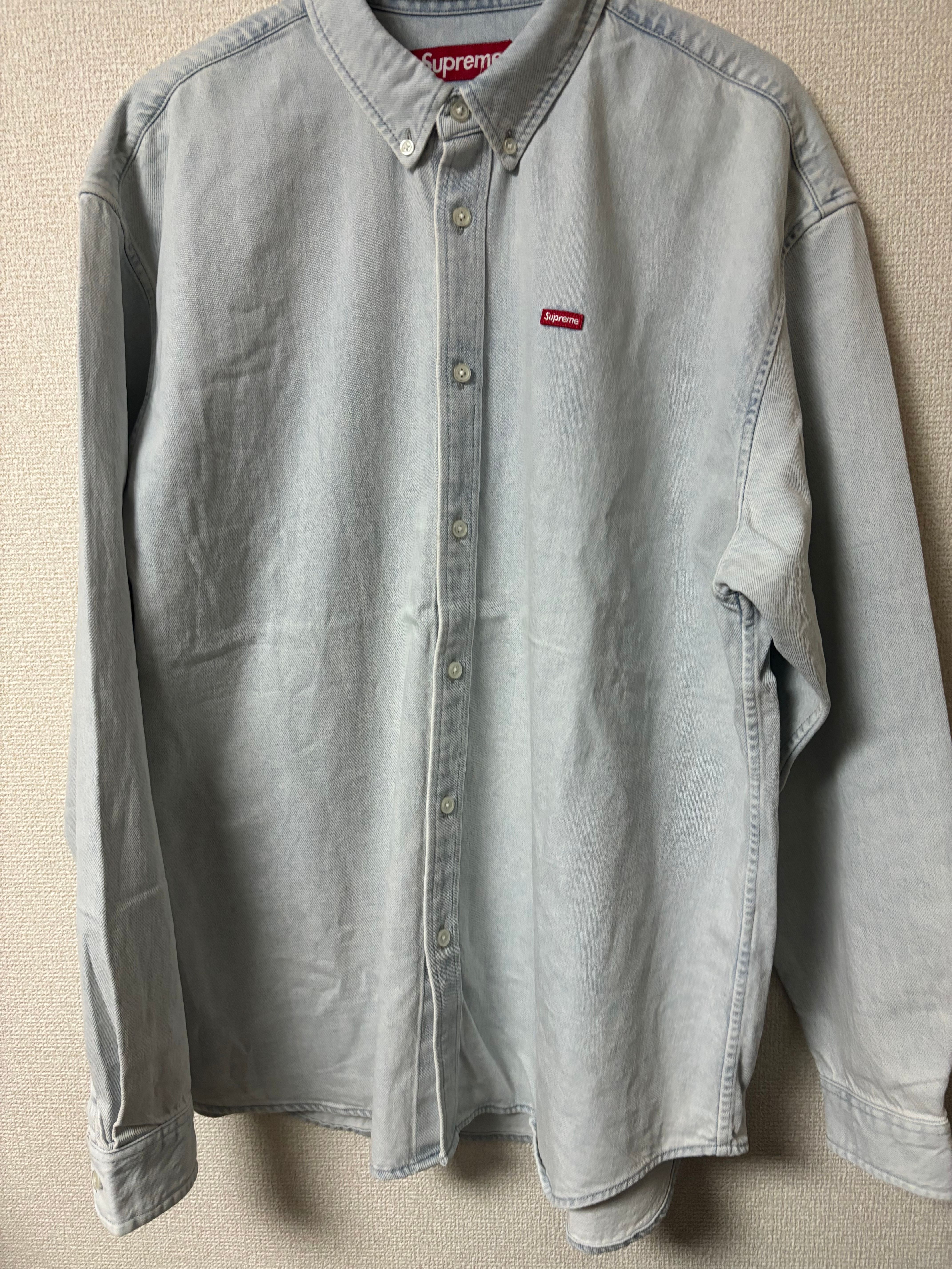 Supreme Small Box Shirt "Washed Denim"