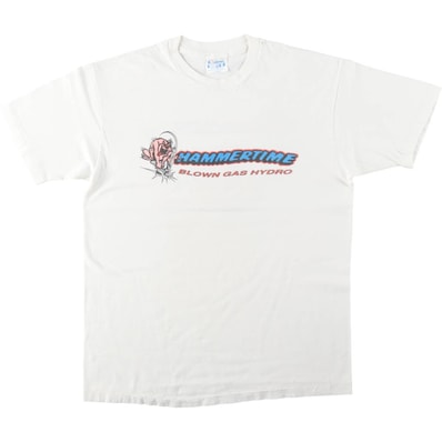 古着 80年代 ヘインズ Hanes BEEFY-T 青タグ 犬柄 プリントTシャツ USA製 メンズL相当 ヴィンテージ/eaa642155