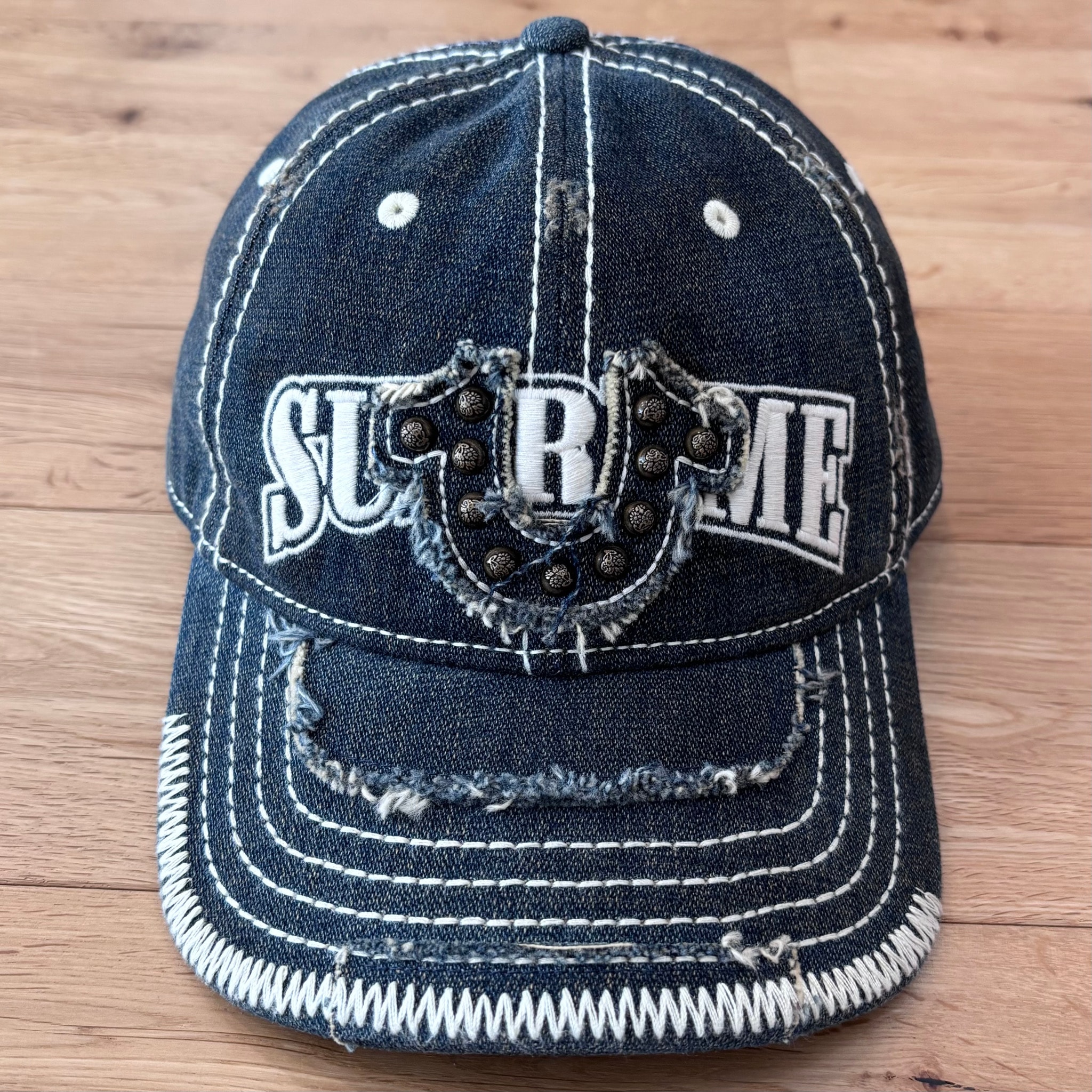 Supreme x True Religion Mesh Back 6-Panel "Indigo"