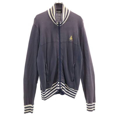 HYSTERIC GLAMOUR ヒステリックグラマー 日本製 バックプリント ジップジャケット M ネイビー