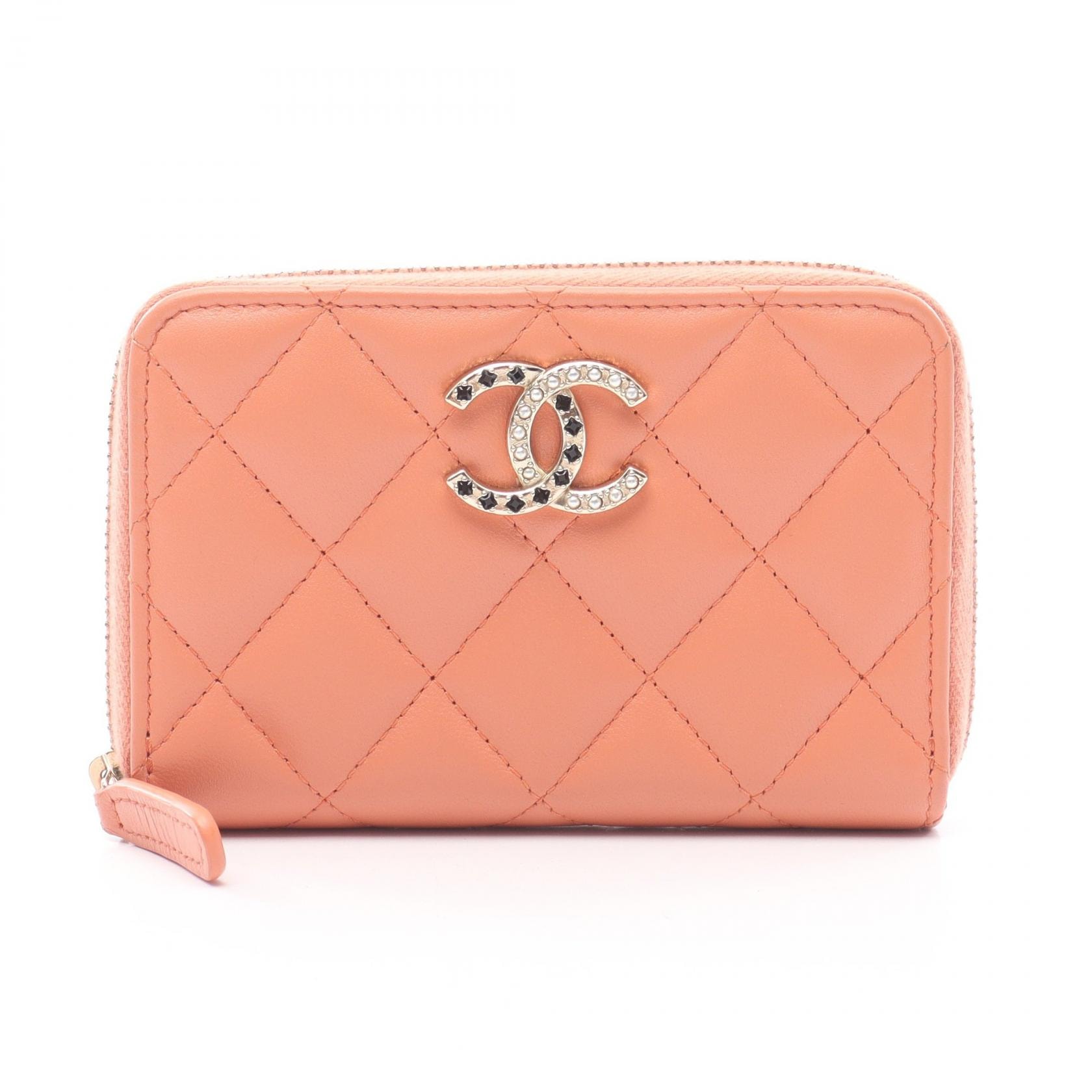 C (やや傷や汚れあり)】シャネル CHANEL マトラッセ コインケース 財布