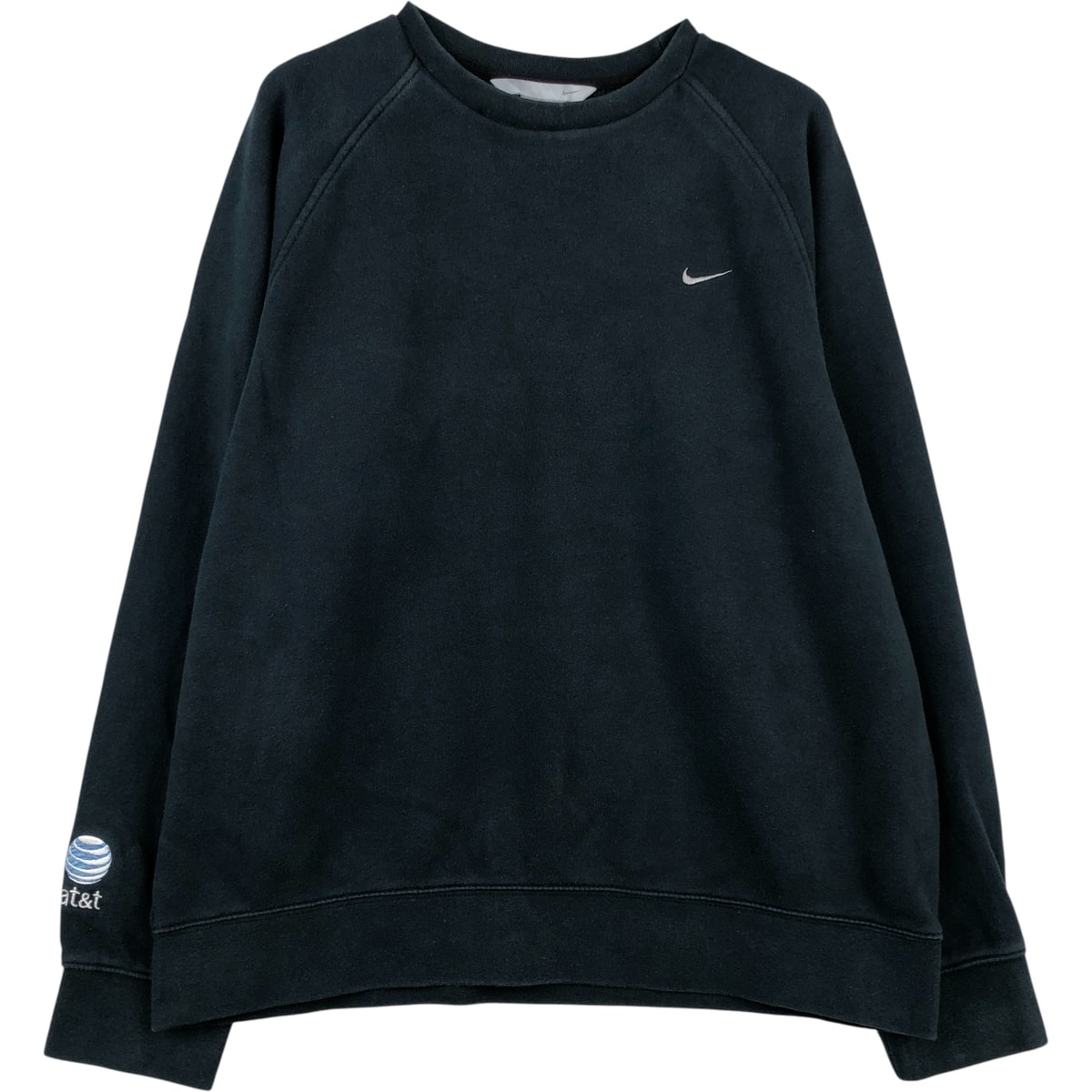 古着 00年代 ナイキ NIKE AT&T ワンポイントロゴスウェットシャツ トレーナー メンズL相当/eaa612888
