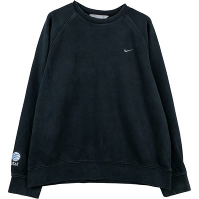古着 00年代 ナイキ NIKE AT&T ワンポイントロゴスウェットシャツ トレーナー メンズL相当/eaa612888