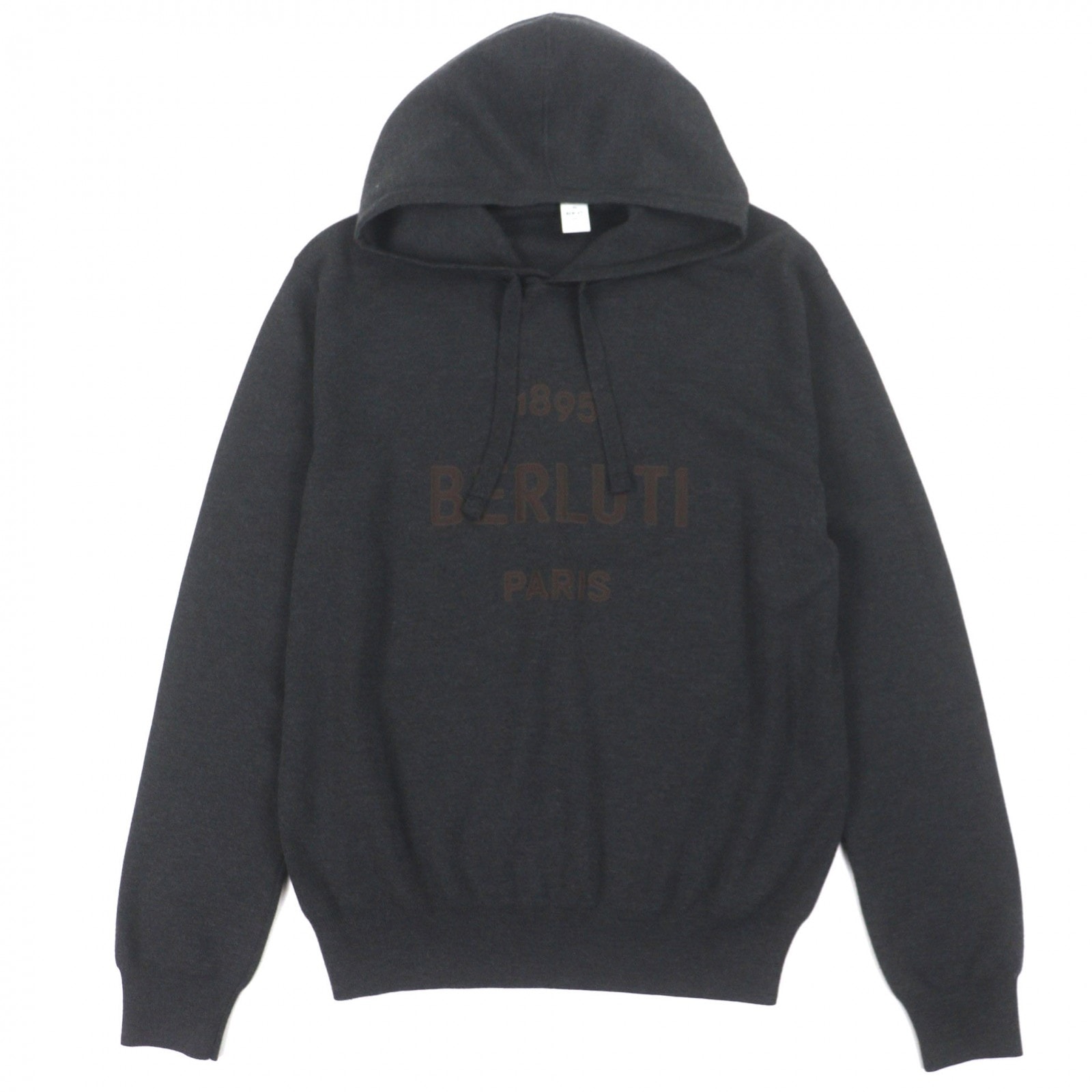 極美品 ベルルッティ パーカー グレー メンズ L R23KHL108YWBS