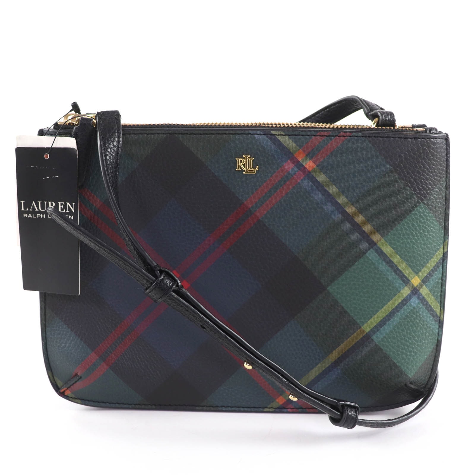 美品 ラルフローレン ショルダーバッグ グリーン系 レディース