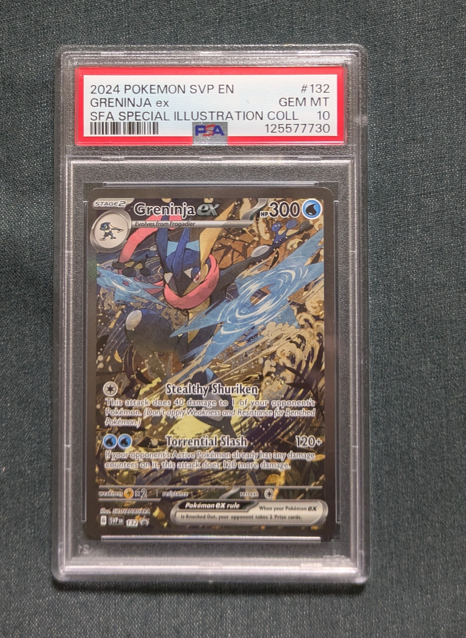 ゲッコウガex P [SVP EN 132]【英語版】(スカーレット&バイオレット「シュラウデッドフェイブル ゲッコウガex スペシャルイラストレーション コレクション」)