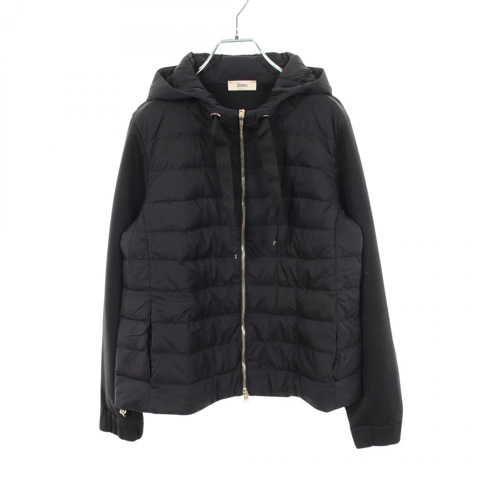 ヘルノ Herno ダウンジャケット 衣料品 アウター ナイロン ポリエステル / コットン レディース ブラック系 JP000120D13461S9300M 【新品】