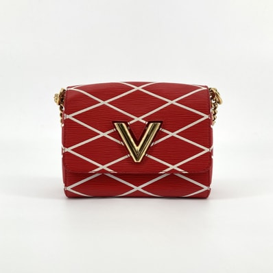 LOUIS VUITTON(ルイ・ヴィトン) ツイスト マルタージュ エピレザー M50118 ショルダーバッグ レッド×ホワイト×ゴールド