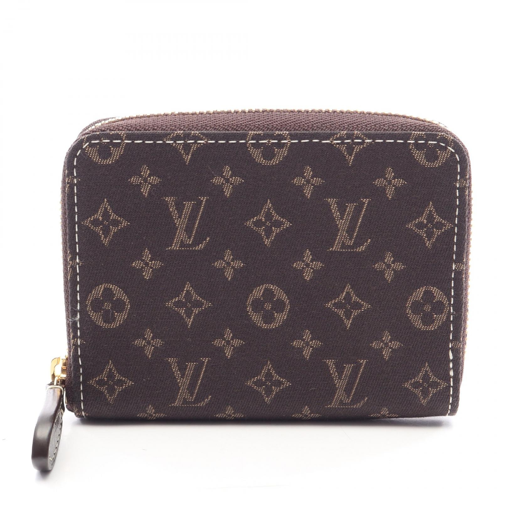 ルイ・ヴィトン LOUIS VUITTON ジッピーコインパース モノグラムイディール コインケース 財布 キャンバス レディース ブラウン系 M63003 【中古】
