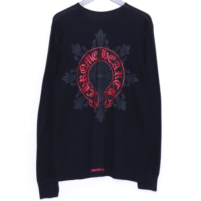 CHROME HEARTS オールド ホースシューフローラルクロスサーマル L/S Tシャツ