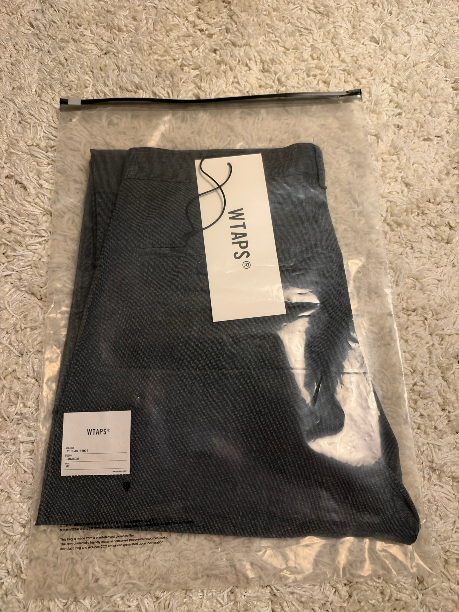 WTAPS Trdt1802 / Trousers / Poly. Melange. Textile "Black"