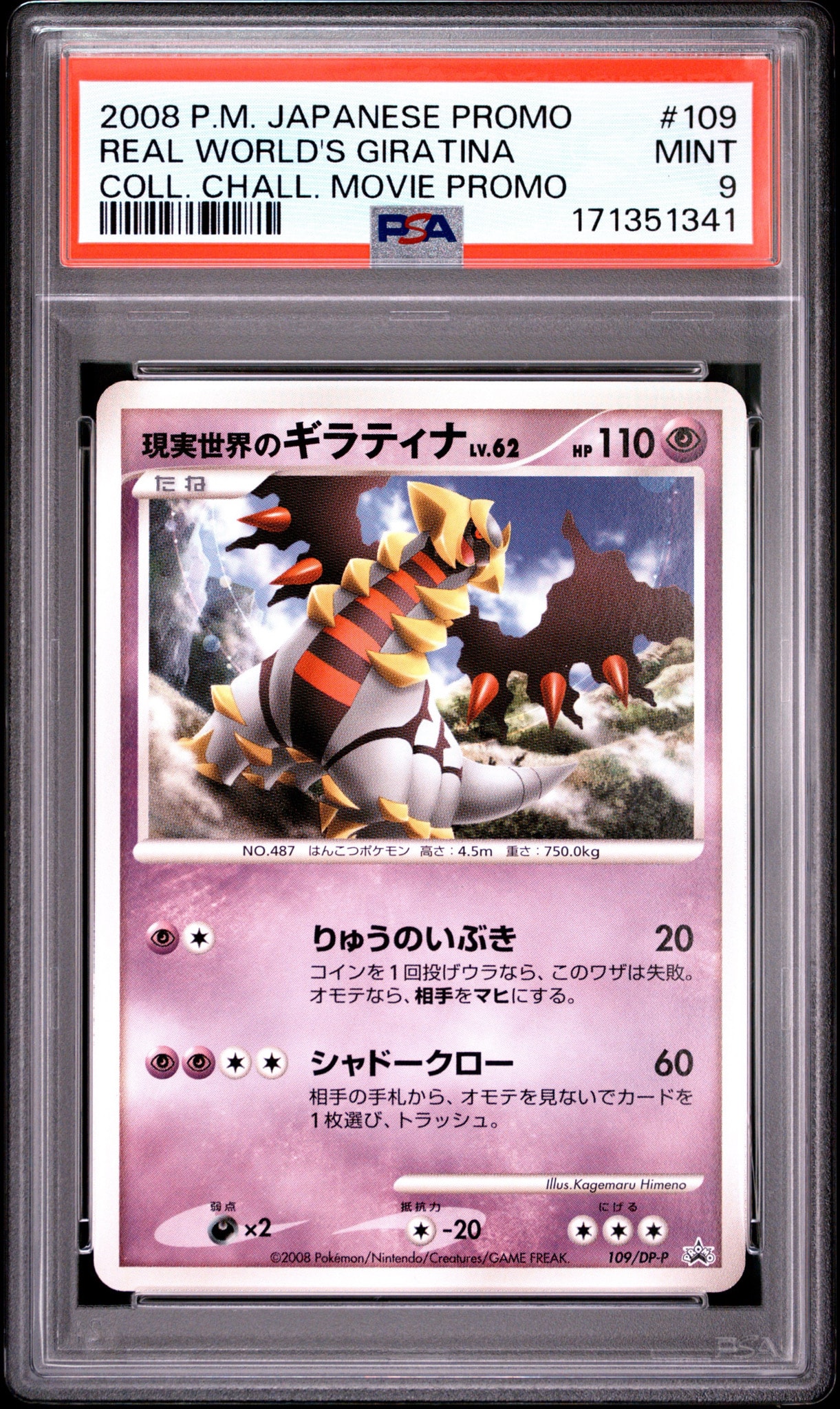 現実世界のギラティナ [DP-P 109](プロモーションカード「コレクション