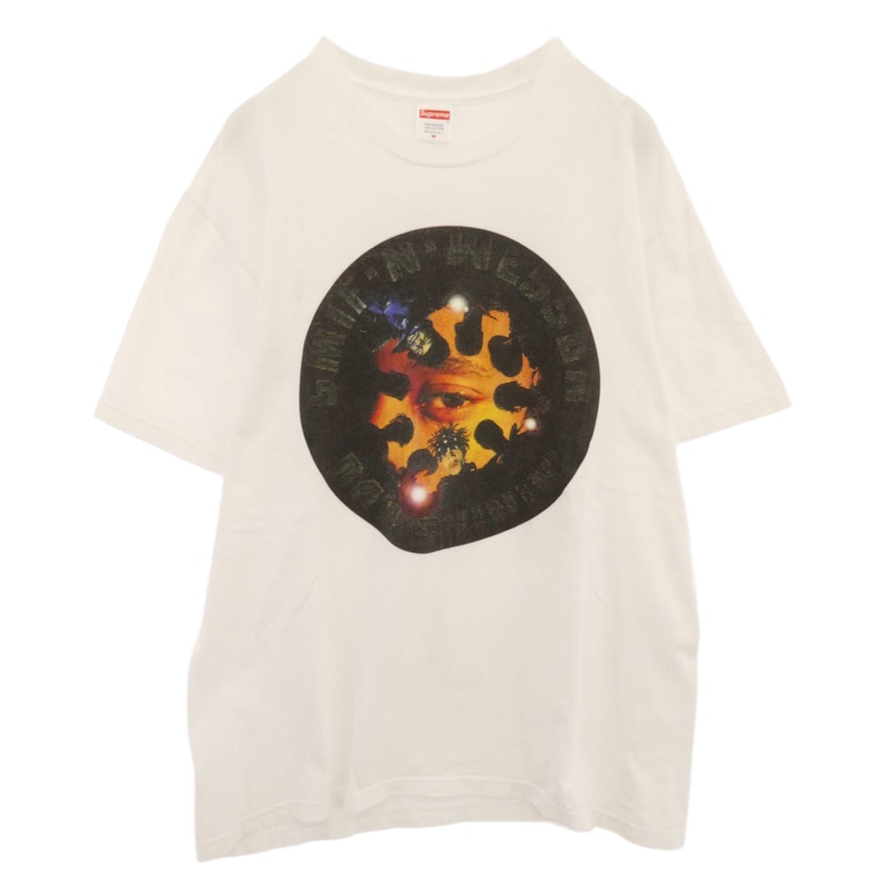Supreme シュプリーム Tシャツ 22AW Duck Down Music Dah Shinin TEE ダックダウン プリント Tシャツ 半袖カットソー ホワイト系 M【中古】