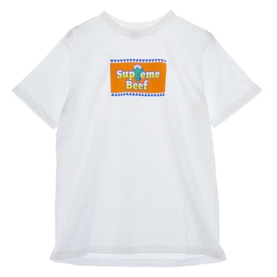 Supreme シュプリーム Tシャツ 25SS Beef Tee ビーフ 半袖 Tシャツ ホワイト系 M【極上美品】【中古】