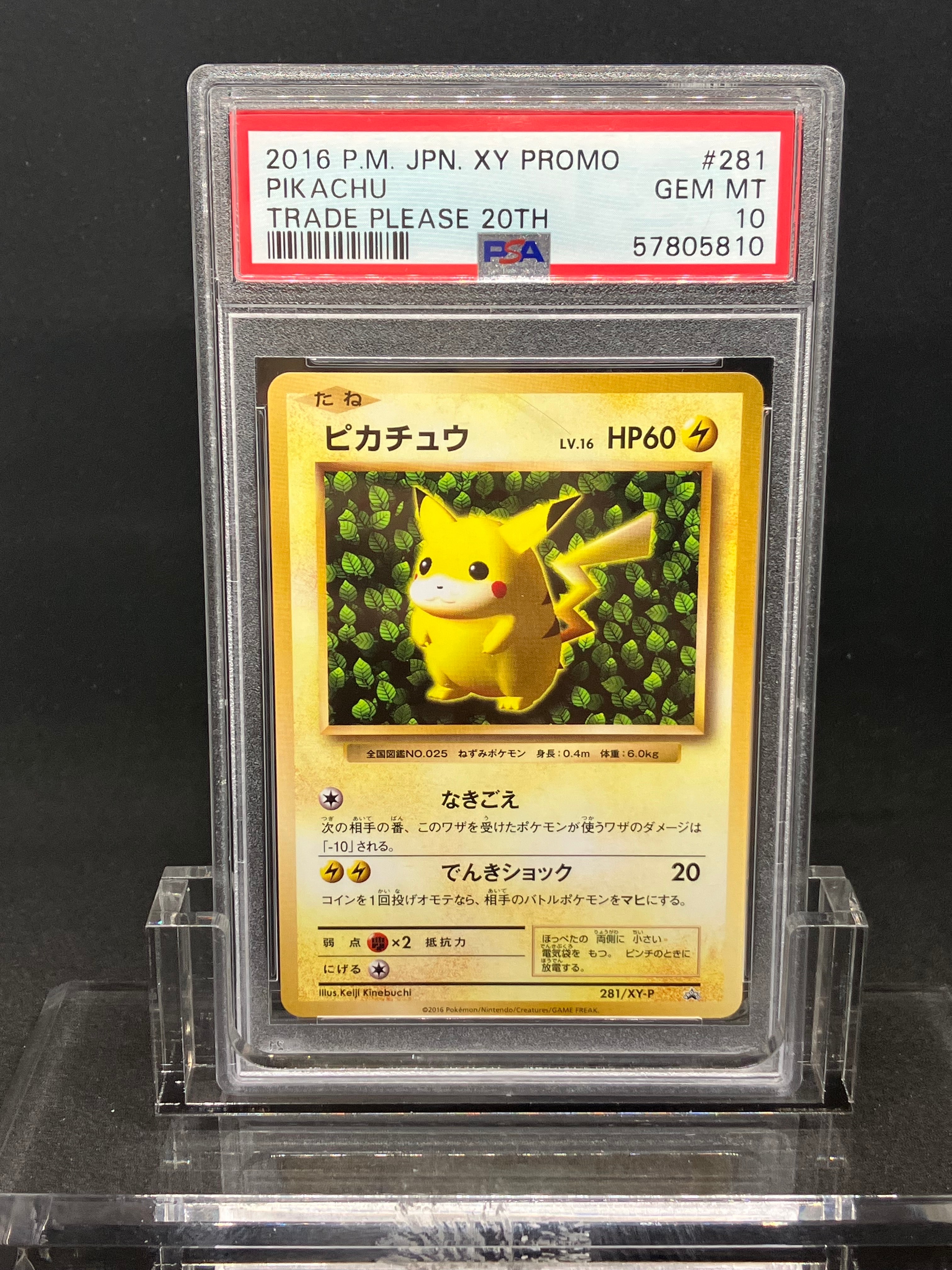 ピカチュウ: プロモ[XY-P 281/XY-P](プロモーションカード「XY-P」)の