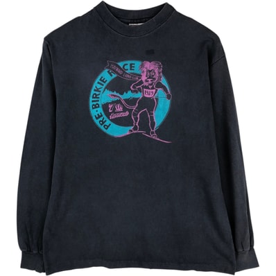 古着 80年代 ヘインズ Hanes BEEFY-T 青タグ ロングTシャツ ロンT USA製 メンズL相当 ヴィンテージ/eaa630656