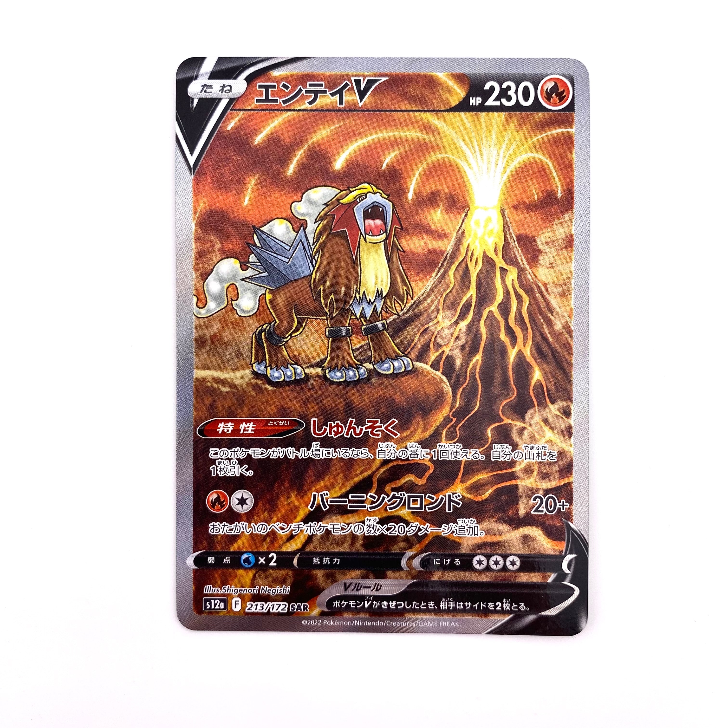 PSA10】エンテイV SAR[s12a 213/172](ハイクラスパック「VSTAR
