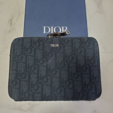 Dior Pouch With Shoulder Strap Dior Oblique Jacquard "Black"