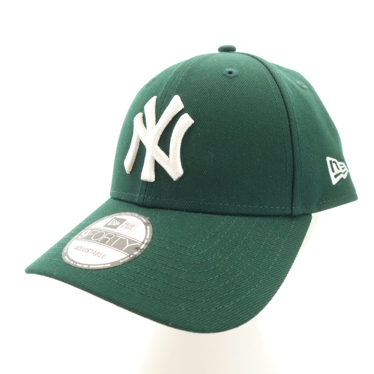 美品 NEW ERA ニューエラ 9FORTY MLB ニューヨークヤンキース キャップ 深緑 帽子