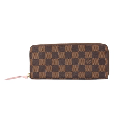 ルイヴィトン ポルトフォイユ クレマンス ダミエ 長財布 ダミエキャンバス N41626 レディース LOUIS VUITTON 中古