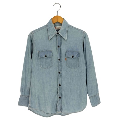 60-70s For Gals For Gals オレンジタブ BIGE シャンブレー ウエスタンシャツ【1136311620992】