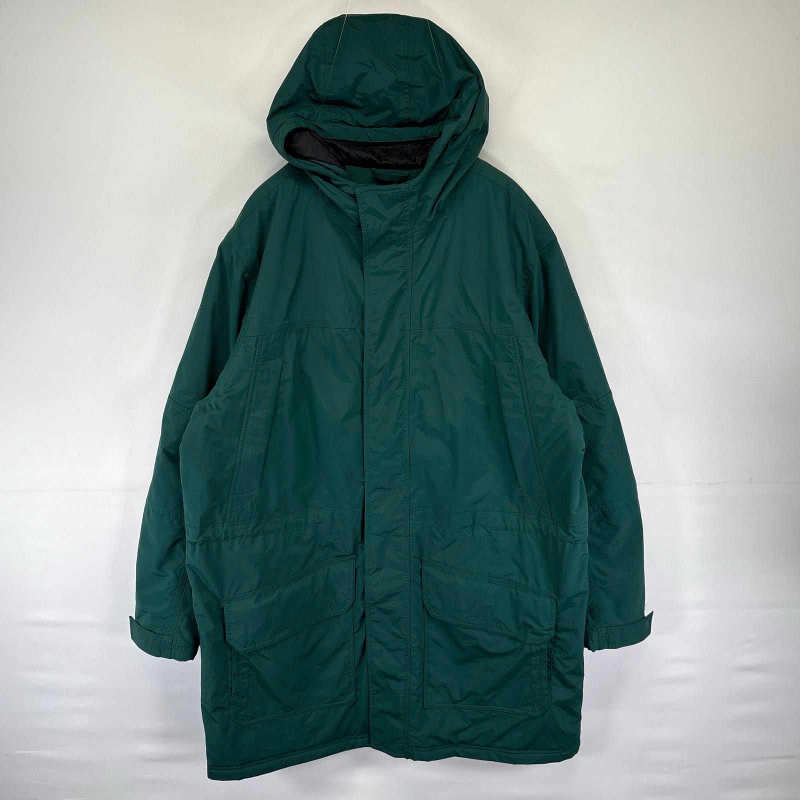 古着 ティンバーランド Timberland ジャケット フルジップ ワンポイント ロゴ マウンテンジャケット パーカー 2XL グリーン系 メンズ