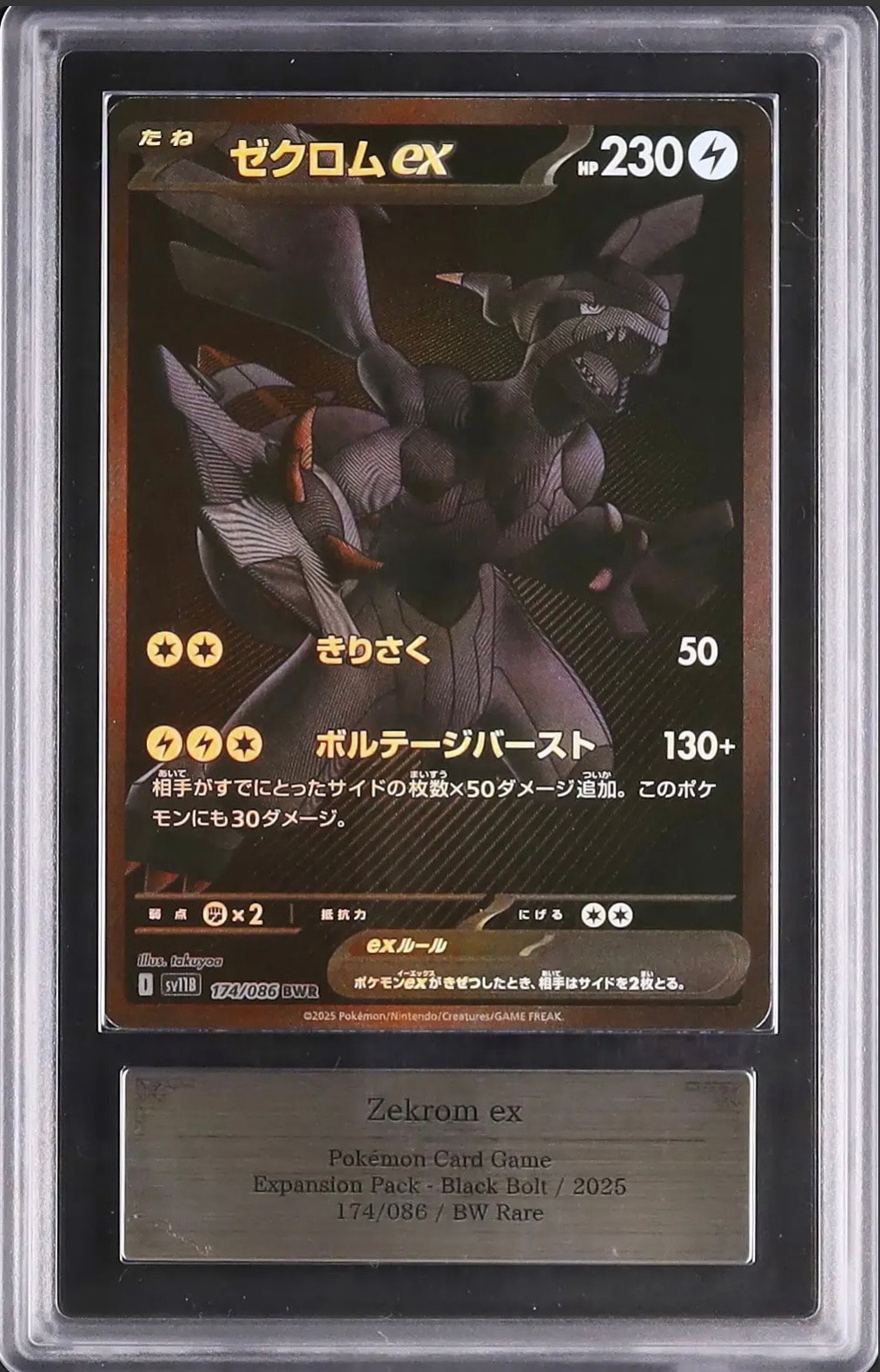 ゼクロムex BWR [SV11B 174/086](拡張パック「ブラックボルト」)通販