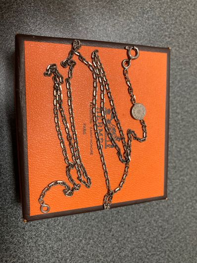 Hermes Chaine D'ancre SV925 Necklace "Silver"