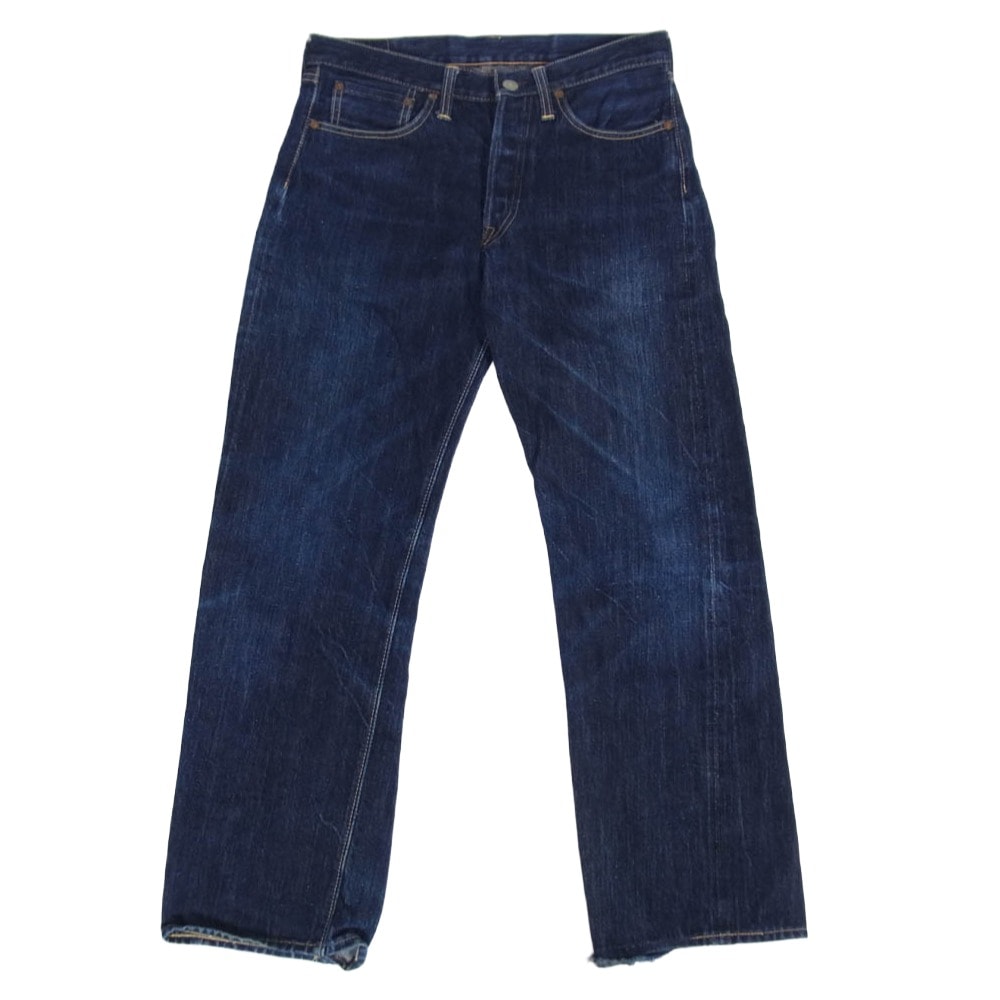 The REAL McCOY'S ザリアルマッコイズ デニムパンツ Lot 906 ボタンフライ 赤耳 セルビッチ デニムパンツ インディゴブルー系 W29【中古】