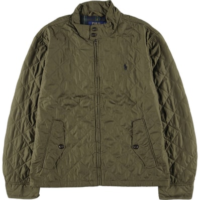 古着 ラルフローレン Ralph Lauren POLO RALPH LAUREN 中綿入り キルティングジャケット パファージャケット ハリントンジャケット メンズL相当/eaa598502